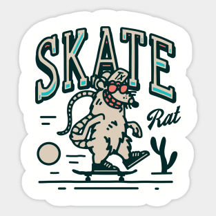 Skate Rat 2 Sticker